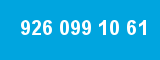 926 099 10 61 926 099 10 61